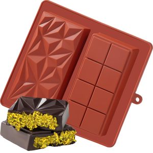 Chocolate Bar Mold Food Grade <b>Silicone</b> Deep Chocolate Bar Mold Thick Different Shape - Product Image 1