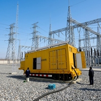 Transformador de tipo seco sumergido en aceite de 110 kV, triple bobinado, 50/60 Hz, LWDL, para sistema de distribución de subestación móvil.