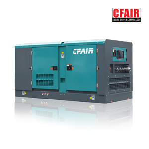 CFAIR 132kw compresseur d'air de moteur diesel monté sur dérapage portable 12bar haute pression 12 M3/Min marteau de cric des fabricants - Product Image 4