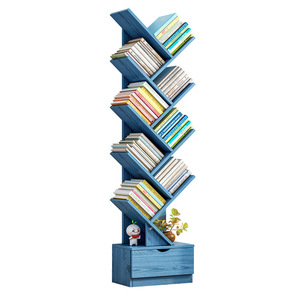 Étagère d'angle en bois, bibliothèque au design moderne, bibliothèque pour <span class=keywords><strong>salon</strong></span>, bibliothèque en forme d'arbre, <span class=keywords><strong>rangement</strong></span> pour enfants et adultes - Product Image 2