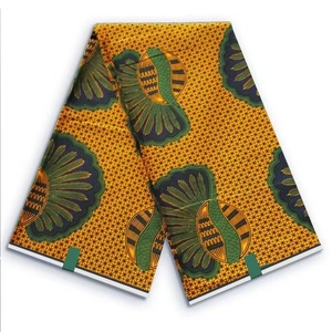 Tissus <span class=keywords><strong>Hollandais</strong></span> 100% Coton Véritable <span class=keywords><strong>Wax</strong></span> de Haute Qualité Imprimé Africain - Product Image 1