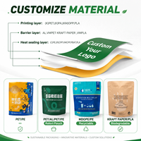 Kemasan Minuman Kombinasi Dua Lapis yang Dapat Disesuaikan, Kantong Luar dengan Pegangan & Sachet Cairan Bagian Dalam dengan Lubang Sobek