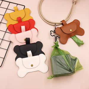 Niedlicher Knochenform-Hundekotbeutelspender Tragbarer Gassi-Beutelhalter mit Robustem Metallclip als Werbegeschenk für Tierhalter - Product Image 1