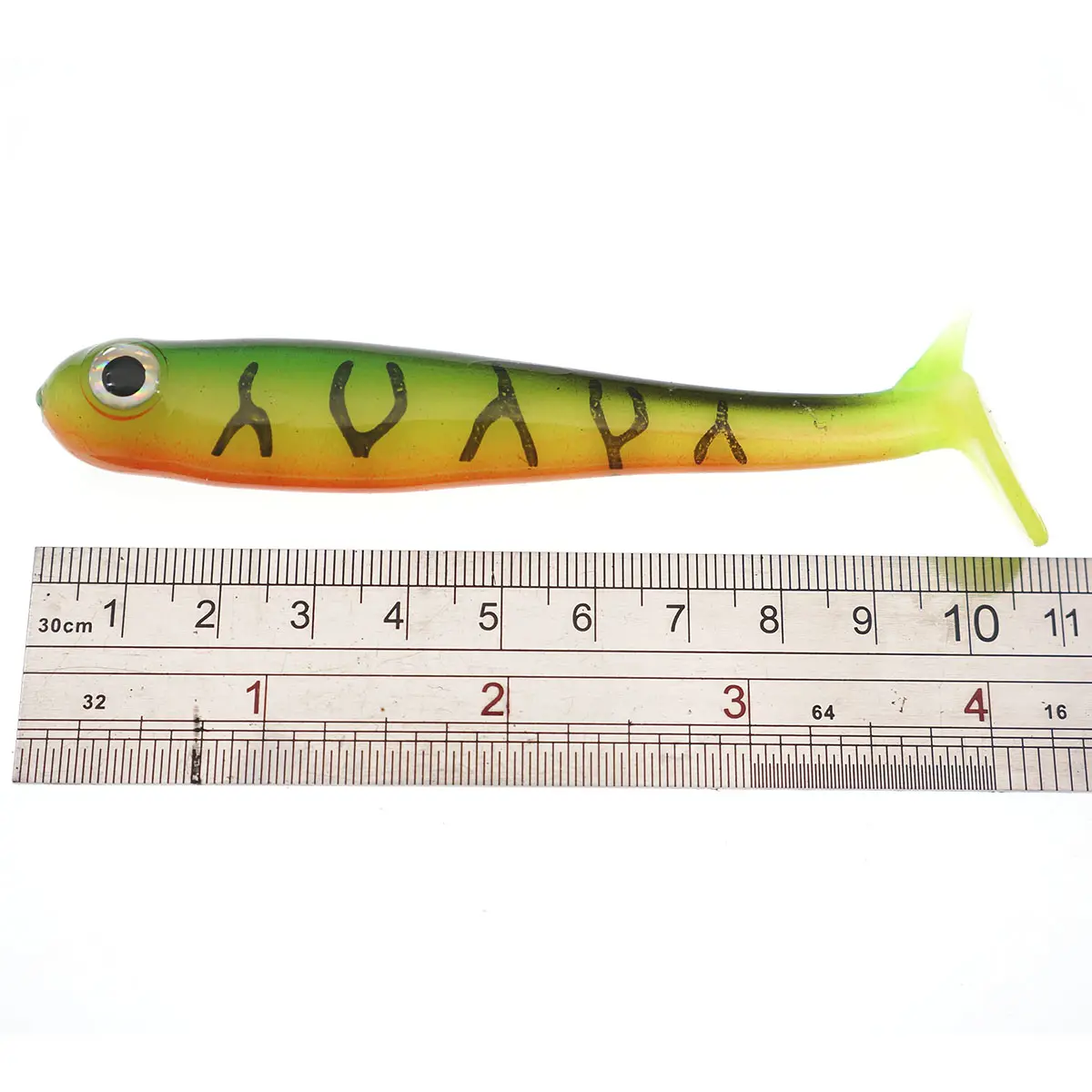 FJD 4" 10G TPR Soft worm Lure Trout Lure artifical pesca bait Minnow Hollow Belly Paddle Tail Swimbait