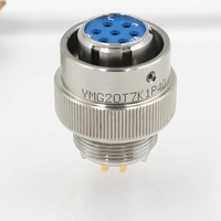 Connecteur circulaire série YMG YMG20T7K1P40, prise aviation 7 broches en alliage d'aluminium