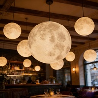 Lampe solaire murale LED étanche IP65 en forme de lune pour cour, terrasse, jardin, aménagement paysager, éclairage extérieur