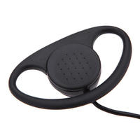 Écouteurs filaires jetables à crochet d'oreille en forme de D de 3,5 mm avec câble de 1,2 m pour ordinateur portable, voyage, bus, guide touristique