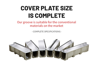 SMC樹脂排水チャネルステンレス鋼排水カバー市プロジェクト公共事業用工場価格 - Product Image 3