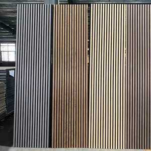 Paneles Acústicos Decorativos de <span class=keywords><strong>Pared</strong></span> de Listones de Fieltro con Chapa de Madera de Roble Efecto Tecnológico Estándar Comercial, Paneles Acanalados AKU de MDF de Alta Gama con Aislamiento Acústico - Product Image 6