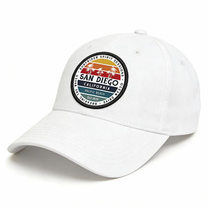 Gorra de Béisbol de San <span class=keywords><strong>Diego</strong></span> de 6 Paneles Personalizada de Alta Calidad con Parche Bordado con Logotipo, Gorra Deportiva de Tela Común para Golf y Béisbol para Exteriores - Product Image 2