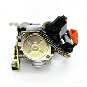 Carburateur pour <span class=keywords><strong>scooter</strong></span>, ATV, kart, quad, cyclomoteur GY6 <span class=keywords><strong>50cc</strong></span> 4 temps, moteurs 49CC/<span class=keywords><strong>50cc</strong></span> PD18J 139QMB avec collecteur d'admission - Product Image 2