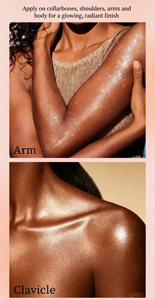 <span class=keywords><strong>Iluminador</strong></span> Líquido de Marca OEM/ODM, Libre de Crueldad Animal, Resistente al Agua, con Protector Solar Mineral SPF, Bronceador en Crema, Brillo <span class=keywords><strong>Natural</strong></span> - Product Image 3
