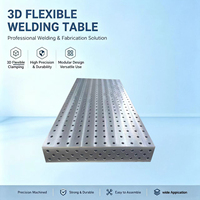 Plateforme de soudage 3D en fonte de haute précision D28, table de fixation modulaire pour la construction de structures en acier