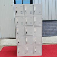 Armoire en acier pour vêtements, 6, 9, 10, 12, 15, 18, 24 portes, armoire pour employés, casier métallique pour hôpital, école, etc.