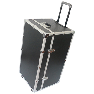 Custom <strong>Aluminum</strong> Flight Hard Case <strong>Trolley</strong> Case With Custom Foam For Device - Product Image 3