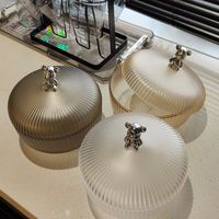 Nieuwe 2024 model nieuwjaars plastic gedroogd fruit schaal woonkamer salontafel opbergdoos deksel voor noten meloenzaden snoepjes snacks