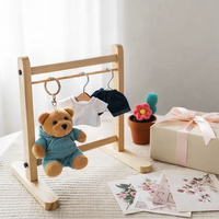 Porte-clés en peluche miniatures personnalisés, jouets en peluche sur mesure, porte-clés anime, ours en peluche avec tenue pour pendentif mascotte douce