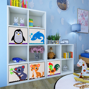 2024 gros pliable placard organisateur enfants jouets tissu carton boîte de rangement articles divers panier bacs enfants organisateur stockage - Product Image 4