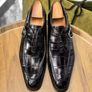 Dsyx รองเท้าหนังแท้ของผู้ชายทำด้วยมือ, รองเท้าอ๊อกซฟอร์ดระบายอากาศได้ดีน้ำหนักเบาสำหรับสำนักงานและงานแต่งและธุรกิจ - Product Image 1