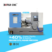 Tour CNC à banc incliné BR570D économique et de haute précision pour les opérations de tournage et de filetage en petites ateliers