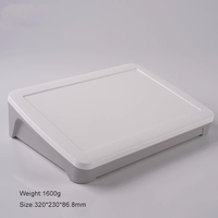 Boîtier en plastique DIY pour ordinateur de bureau 320*230*86.5mm, boîte de jonction électronique ABS, boîte de projet ABS, boîtier en plastique, boîte de haut-parleur