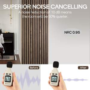 סטודיו מודרני דק סאונד קליטת סאונד קליטת קיר אקופנל עץ אקופנל לוחות אקוסטיים - Product Image 4