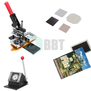 Tủ lạnh nam châm máy nhựa hình ảnh vuông huy hiệu Máy làm với máy Nam Châm Kit 100 Bộ - Product Image 3