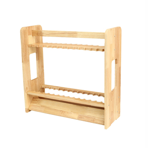 Nouveau <span class=keywords><strong>support</strong></span> de canne à pêche en bambou, type debout, <span class=keywords><strong>double</strong></span> niveau, moderne, organisateur d'équipement de pêche, <span class=keywords><strong>support</strong></span> de canne à pêche pour intérieur et extérieur - Product Image 1