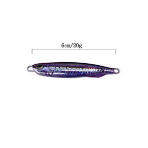Top Right JIG094 20g~80g Metal <strong>Jig</strong> Japanese Fishing Jigging Lure Deep Sea Fishing Lures Slow Pitch <strong>Jigs</strong> - Product Image 5