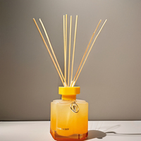 Luxe 200ml Naturel Huile Essentielle Reed Diffuseur Bouteille En Verre Décor À La Maison Parfum Avec Aroma Stick pour Les Occasions De Mariage