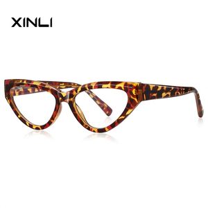 Lunettes de lecture pour femmes XINLI2153, imprimé animal, TR90, anti-lumière bleue, style œil de chat - Product Image 6