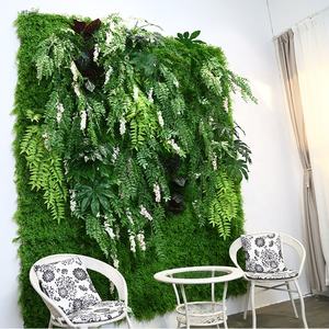 紫外线户外塑料人造墙植物绿色悬挂垂直草木丛林室内装饰 - Product Image 5