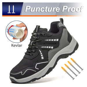 JIANKUN <span class=keywords><strong>Chaussures</strong></span> de sécurité pour le sport, en maille souple et respirante, anti-crevaison, légères, toutes saisons, de haute qualité - Product Image 4