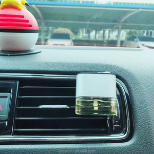 Xe làm mát không khí sang trọng thủy tinh rỗng chai nhôm hợp kim Nước hoa xe hơi khuếch tán Clip xe mùi làm mát không khí - Product Image 3