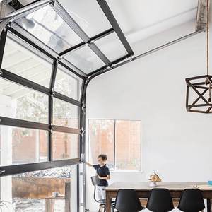 Panneaux de porte de <span class=keywords><strong>garage</strong></span> en verre moderne à vue complète, transformant <span class=keywords><strong>votre</strong></span> entrée de <span class=keywords><strong>garage</strong></span> avec un look élégant et contemporain, verre trempé - Product Image 2