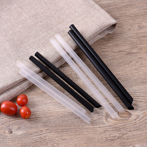 Xinyi Chuanghong <b>Disposable</b> <b>Straws</b> Black And Clear PP Material Straight Pipe For Cold Cup Party Use - Product Image 3