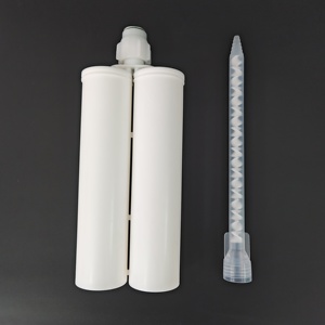 10-18 Two Component Adhesive Mixer Empty Glue Dispensing <strong>Syringe</strong> Mixing Nozzle Epoxy Static Mixer - Product Image 4