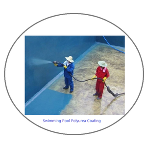 Vernice calda della poliurea del rivestimento dello spruzzo della poliurea impermeabile della piscina del prodotto da vendere - Product Image 1