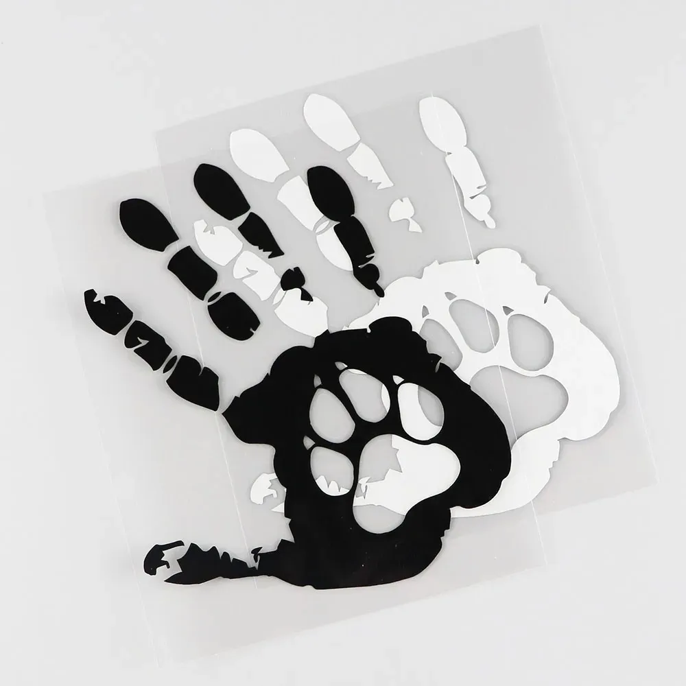 The Palm Dog Pets Funny Car India Offbeat Vinyl Car Stickers Decals