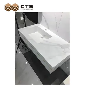 Artificial Stone Bathroom Sink Cheap Good Quality Slate Kitchen Wash Hand Basin White Black