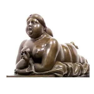 大型户外青铜胖女人雕塑出售