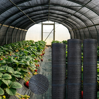 Filet d'ombrage en HDPE tissé par tricotage warp pour serres agricoles et serres de légumes, stabilisé aux UV