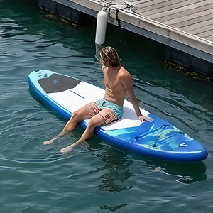 IHOMEINF IHBSUPB-28 Planche à pagaie <span class=keywords><strong>gonflable</strong></span> 11 pieds Extra large Ultra stable Antidérapant PVC Kit 3 ailerons Lacs Rivières - Product Image 6