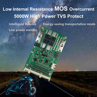 Sistema de Gestión de Baterías YuBo Balance BMS 6S-20S LiFePO4 Li-ion 40A 50A 60A 80A 100A con Placa PCB de Aluminio FR4