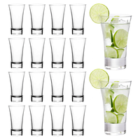 Logo personnalisé Mini verre à liqueur personnalisé 25ml 4OZ Design classique pour Tequila Vin Whisky Souvenirs