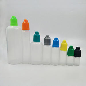 Botella de Plástico Redonda con Gotero y Tapa a Prueba de Niños para Aceites Esenciales, 5ml 10ml 15ml 20ml 30ml - Product Image 1
