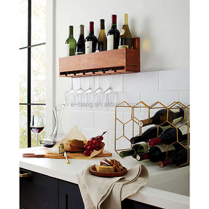 <span class=keywords><strong>Porte</strong></span>-bouteilles à tiges en <span class=keywords><strong>bois</strong></span> OEM Étagère à vin flottante et ensemble de <span class=keywords><strong>porte</strong></span>-verres à vin <span class=keywords><strong>mural</strong></span> en <span class=keywords><strong>bois</strong></span> <span class=keywords><strong>Porte</strong></span>-bouteilles à 6 bouteilles et 6 longues tiges - Product Image 2