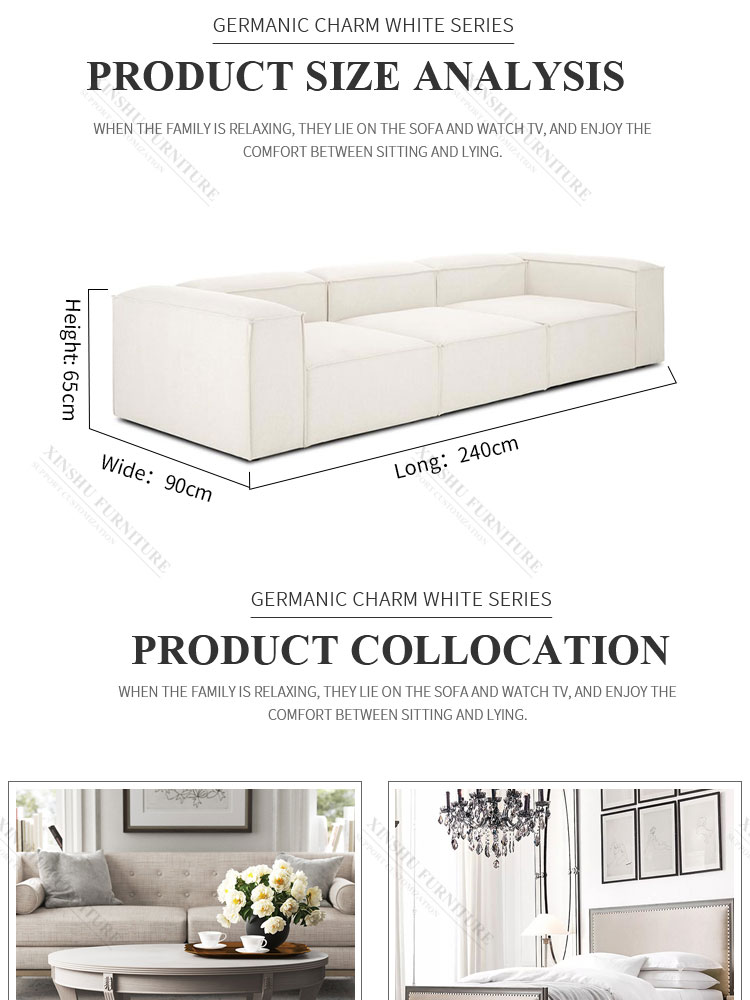 Design U Shape Sofa Italian Style Large Modern Cover Leather Antique Chinese Set Time Living Packing Room Furniture Adjustable