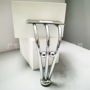 Zinc Alloy Furniture Leg Silver Contemporary Bed Leg Heavy Duty Living Room Modern Minimalist Luxury - Product Image 3