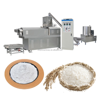 Extrudeuse alimentaire soufflée industrielle Extrudeuse de grain de riz Ligne de production de grain et de riz Machines de production de soufflage de riz de grain